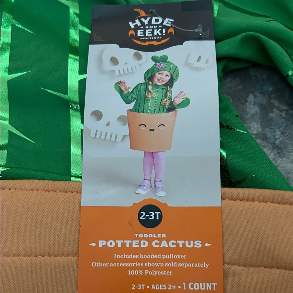 Toddler Potted Cactus Costume
